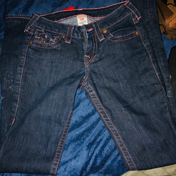 True Religon boot cut jeans size 26 - Picture 2 of 5